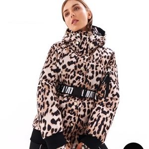 SILVERTON SNOW JACKET IN LEOPARD